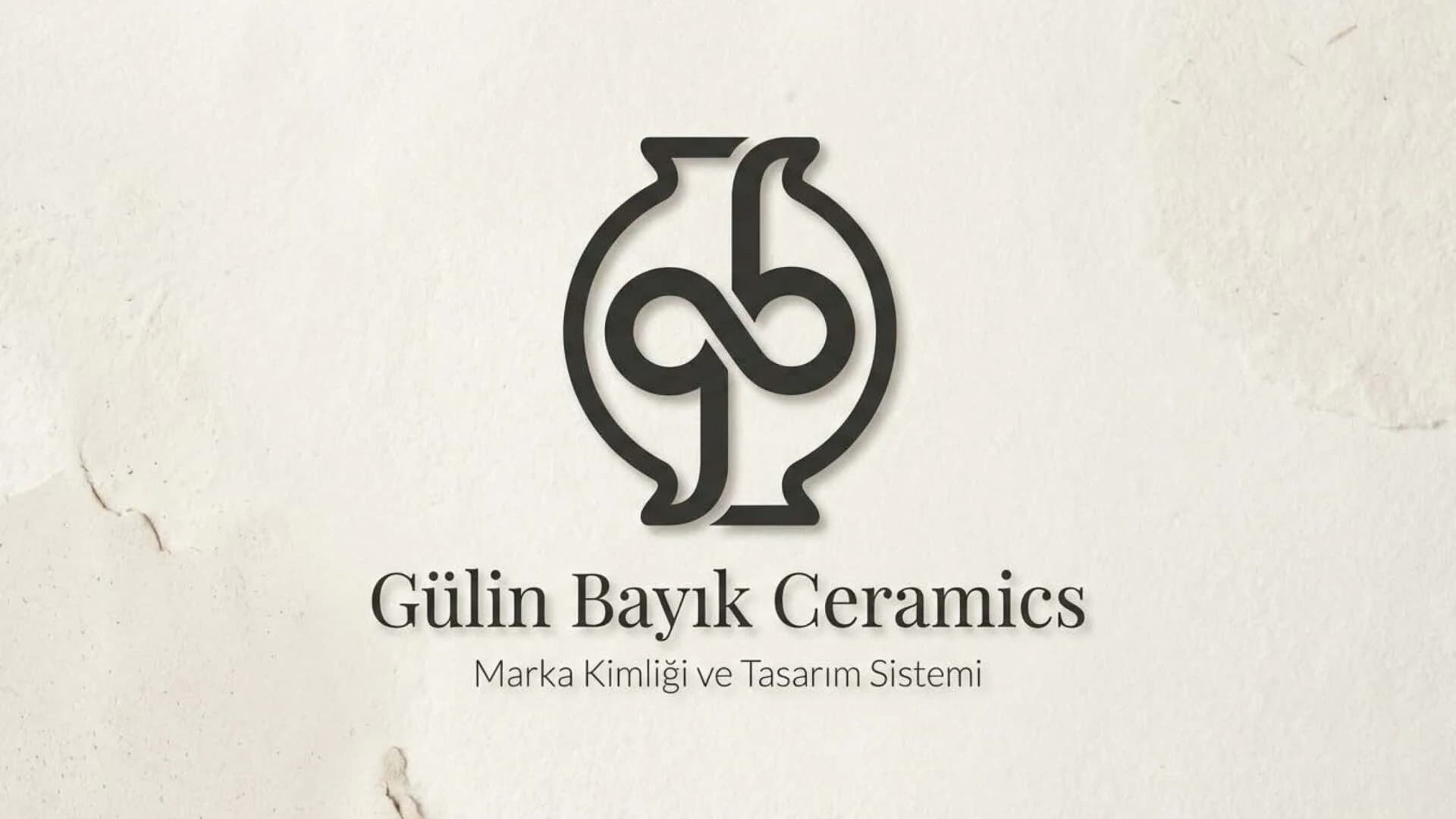 Gülin Bayık Ceramics Marka Kimliği Sunumu Giriş Slaytı