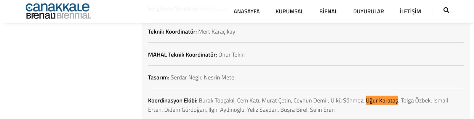 6. Uluslararası Çanakkale Bienali